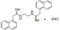 N,N' -(1,2-二乙基)雙2-(萘甲基)乙脒二鹽酸鹽